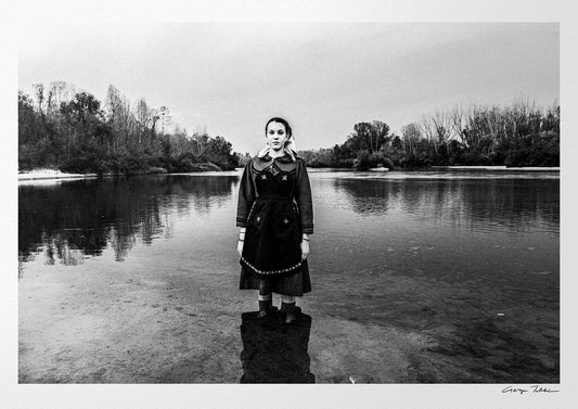 Black and White Photography Wall Art Greece | Costume of Vyssa Kastanies Thrace by George Tatakis