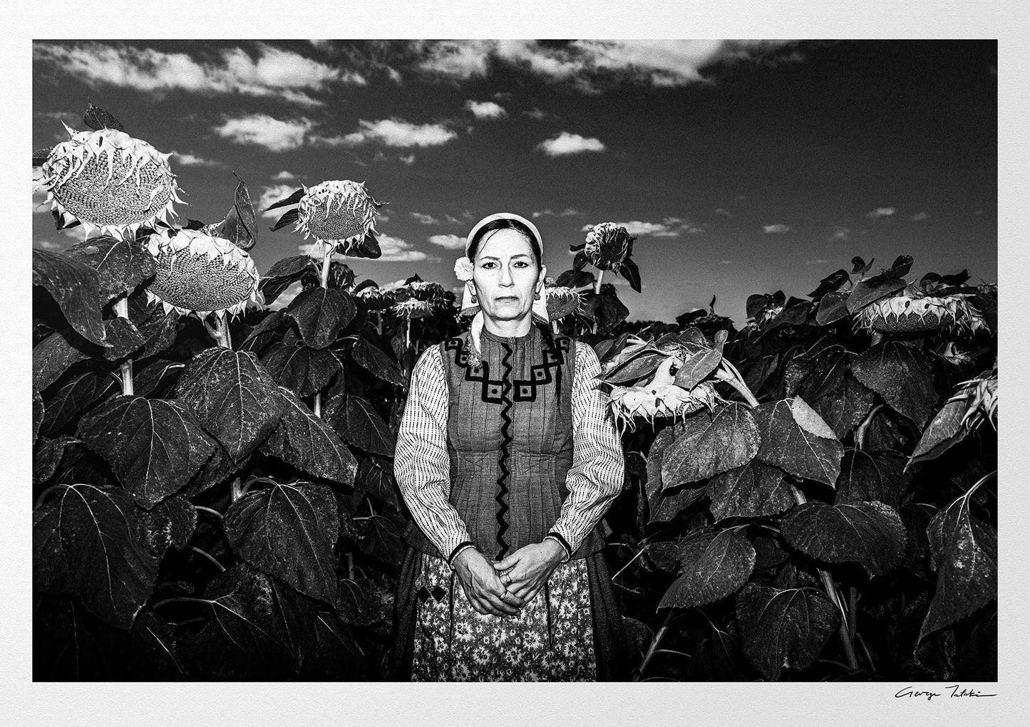 Black and White Photography Wall Art Greece | Costume of Vyssa Thrace by George Tatakis