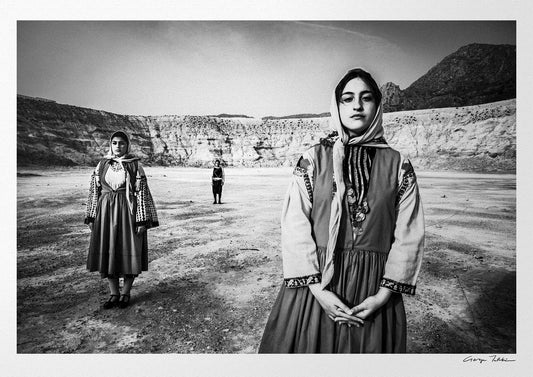 Black and White Photography Wall Art Greece | Costumes of Nisyros in the volcano Dodecanese Greece by George Tatakis