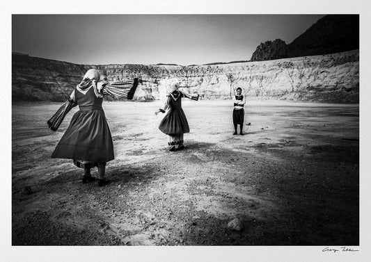 Black and White Photography Wall Art Greece | Costumes of Nisyros in the volcano Dodecanese Greece by George Tatakis