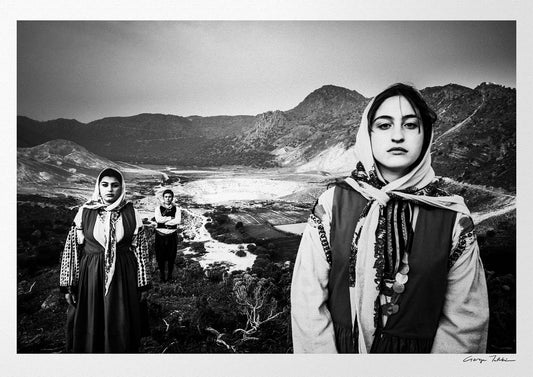 Black and White Photography Wall Art Greece | Costumes of Nisyros in the volcano Dodecanese Greece by George Tatakis
