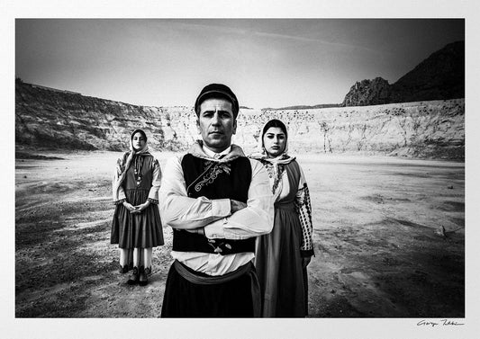 Black and White Photography Wall Art Greece | Costumes of Nisyros in the volcano Dodecanese Greece by George Tatakis