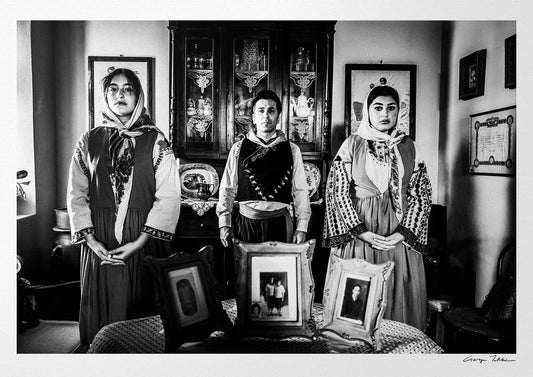 Black and White Photography Wall Art Greece | Costumes of Nisyros Dodecanese Greece by George Tatakis