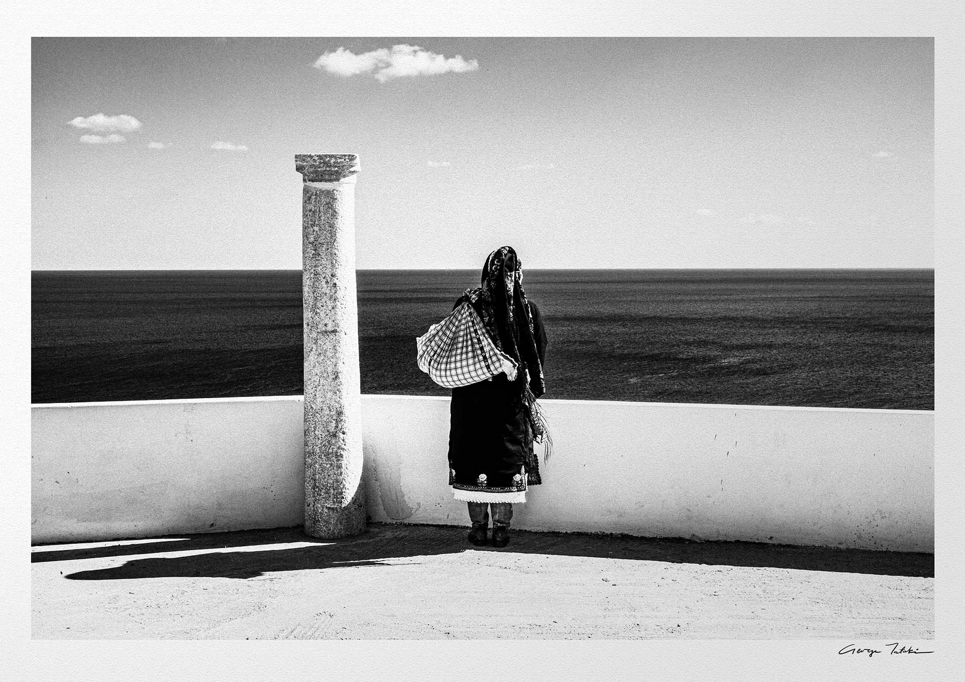 Black and White Photography Wall Art Greece | St. Minas Olympos Karpathos Dodecanese by George Tatakis