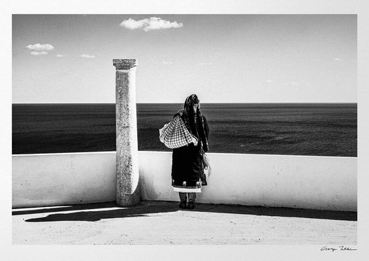 Black and White Photography Wall Art Greece | St. Minas Olympos Karpathos Dodecanese by George Tatakis