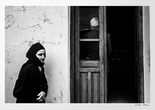 Black and White Photography Wall Art Greece | Ossuary in Olympos Karpathos Dodecanese by George Tatakis
