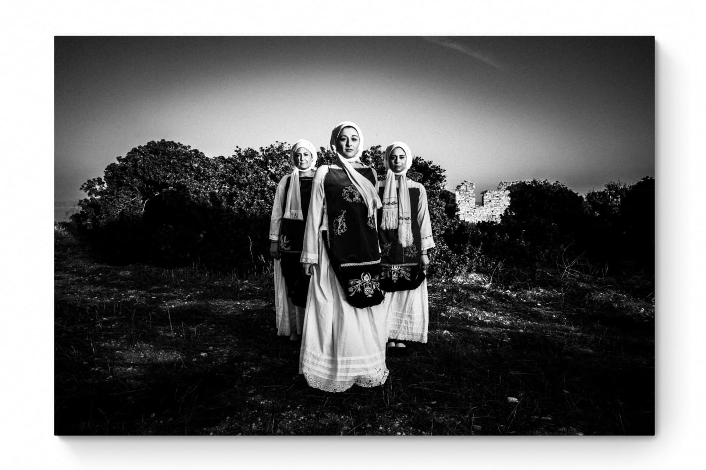 Black and White Photography Wall Art Greece | Nenita costumes Ionia Chios island Greece by George Tatakis - whole photo