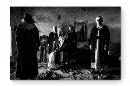 Black and White Photography Wall Art Greece | Kardamyla costumes Chios island Greece by George Tatakis - whole photo