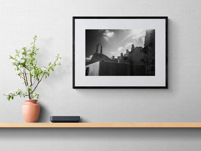 Silhouettes and Forms | Santorini | Chorōs | Black-and-white wall art photography from Greece