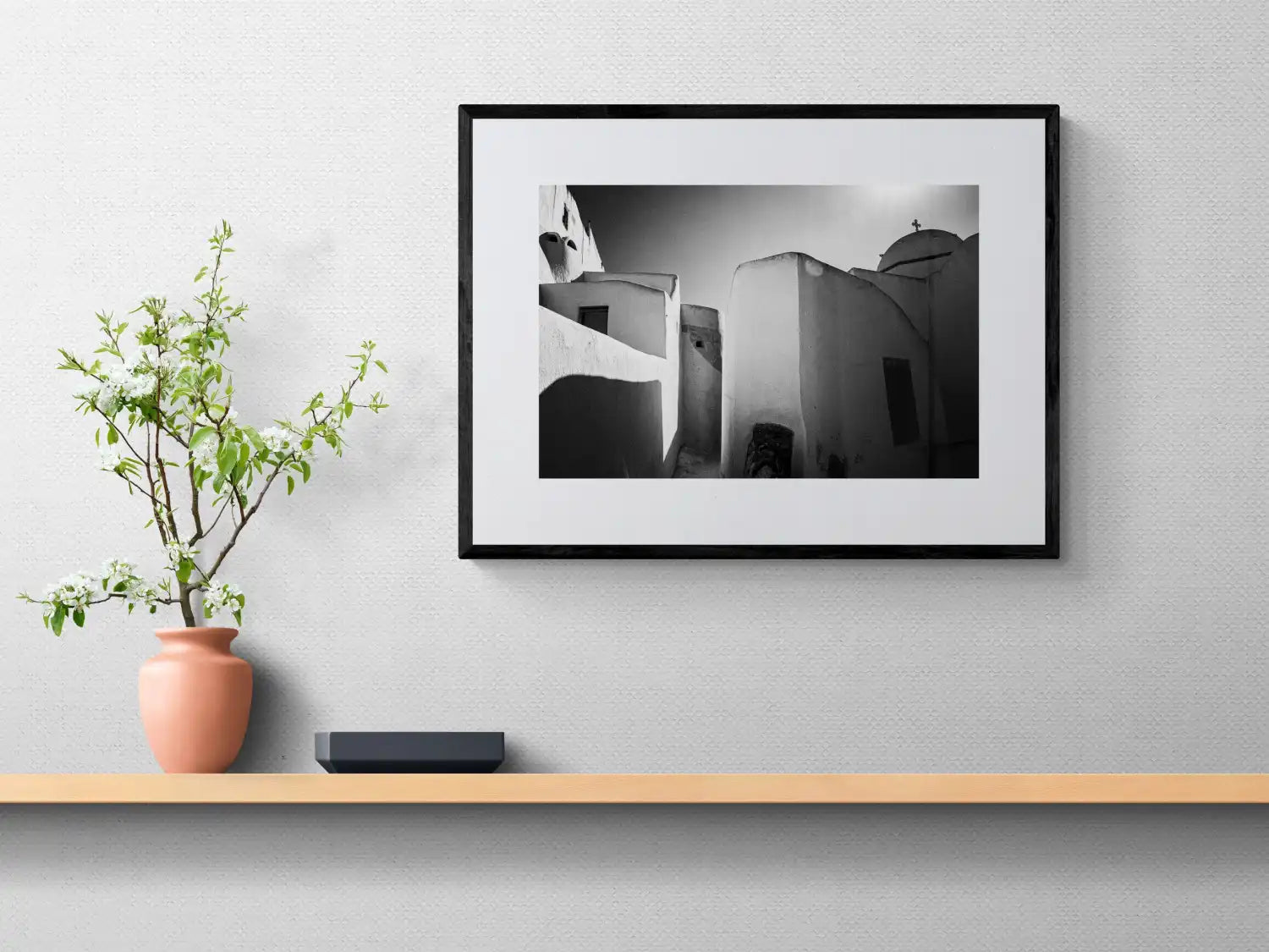 Long Forms at Emporio | Santorini | Chorōs | Black-and-white wall art photography from Greece