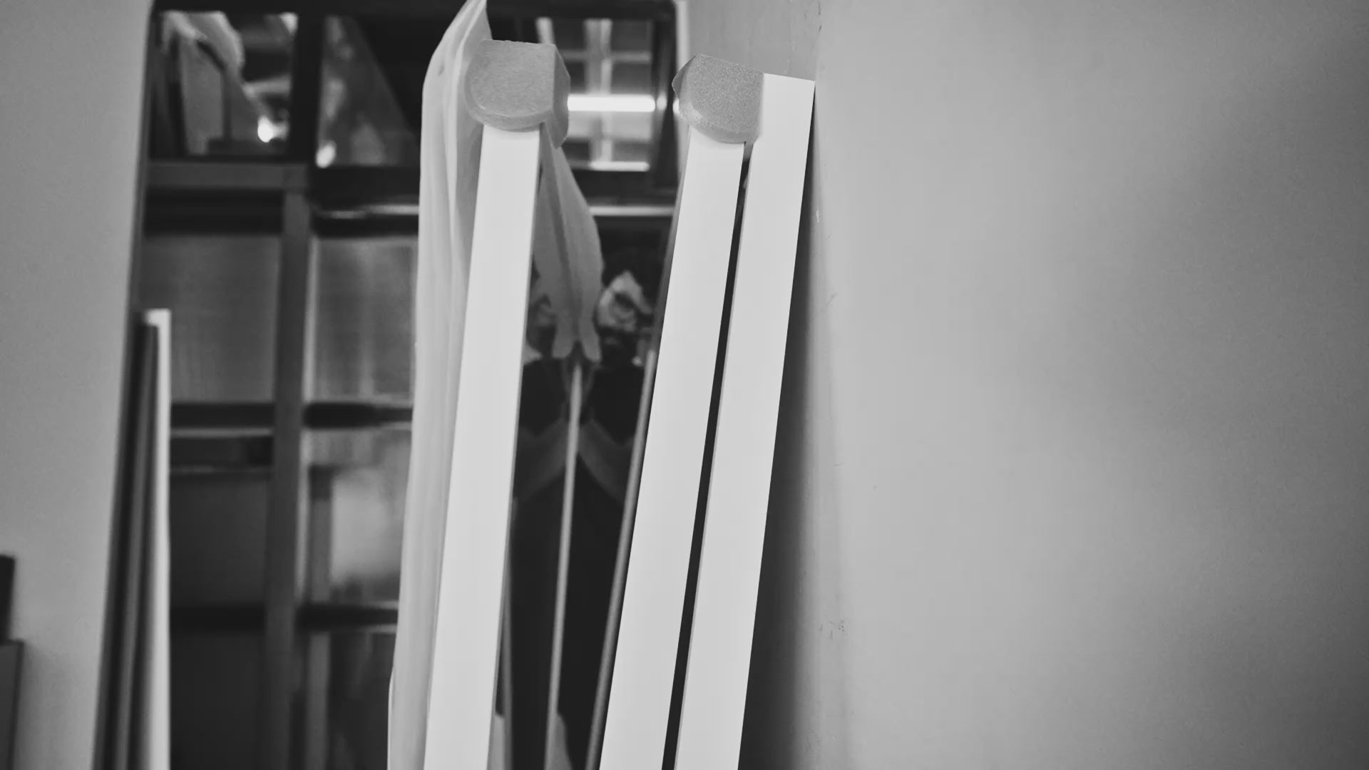 Load video: Framing process of George Tatakis' fine-art photographic artworks in the dedicated lab