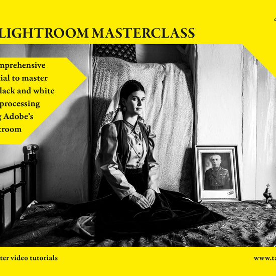 Instant Digital Download | Adobe Lightroom Black-and-White editing Masterclass | Video tutorial by George Tatakis. Multi-Awarded Photographer, National Geographic Partner.