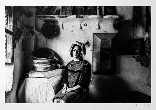 Black and White Photography Wall Art Greece | Pyrgi costume Mastichochorea Chios island Greece by George Tatakis