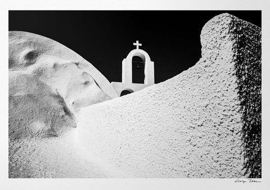Church Forms | Santorini | Chorōs | Black-and-white wall art photography from Greece