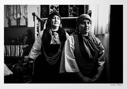 Black and White Photography Wall Art Greece | Costumes of Skopos at the local Museum Florina W. Macedonia by George Tatakis