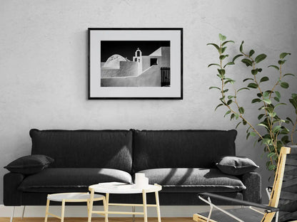 Architectural Forms | Santorini | Chorōs | Black-and-white wall art photography from Greece