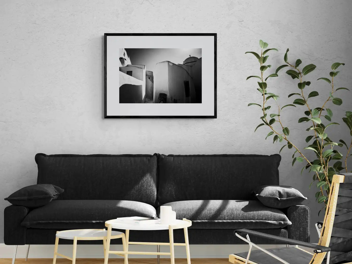 Long Forms at Emporio | Santorini | Chorōs | Black-and-white wall art photography from Greece