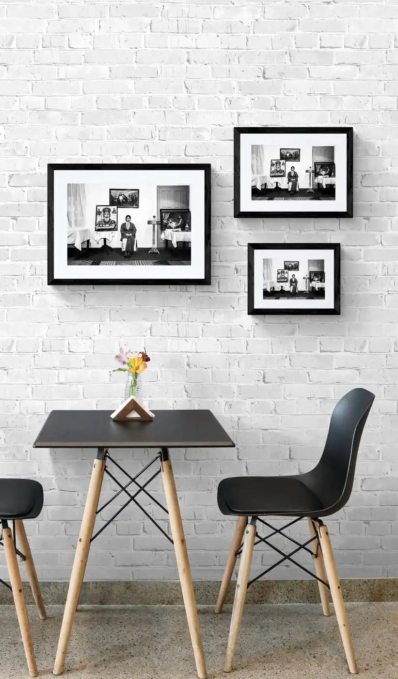 Black and White Photography Wall Art Greece | Church in Kalymnos Dodecanese by George Tatakis - framing options