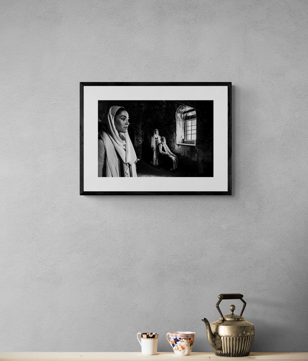 Black and White Photography Wall Art Greece | Elata costumes Mastichochorea Chios island Greece by George Tatakis - single framed photo