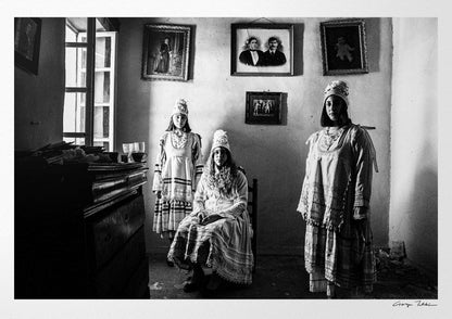 Black and White Photography Wall Art Greece | Thymiana costumes Agios Minas Chios island Greece by George Tatakis