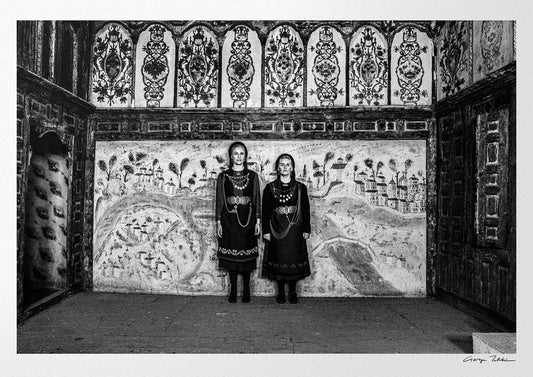 Black and White Photography Wall Art Greece | Costumes of Tsartsampas Siatista Macedonia by George Tatakis