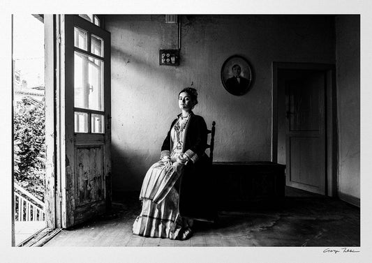 Black and White Photography Wall Art Greece | Costumes of Veria Macedonia by George Tatakis