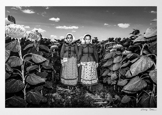 Black and White Photography Wall Art Greece | Costume of Vyssa Thrace by George Tatakis
