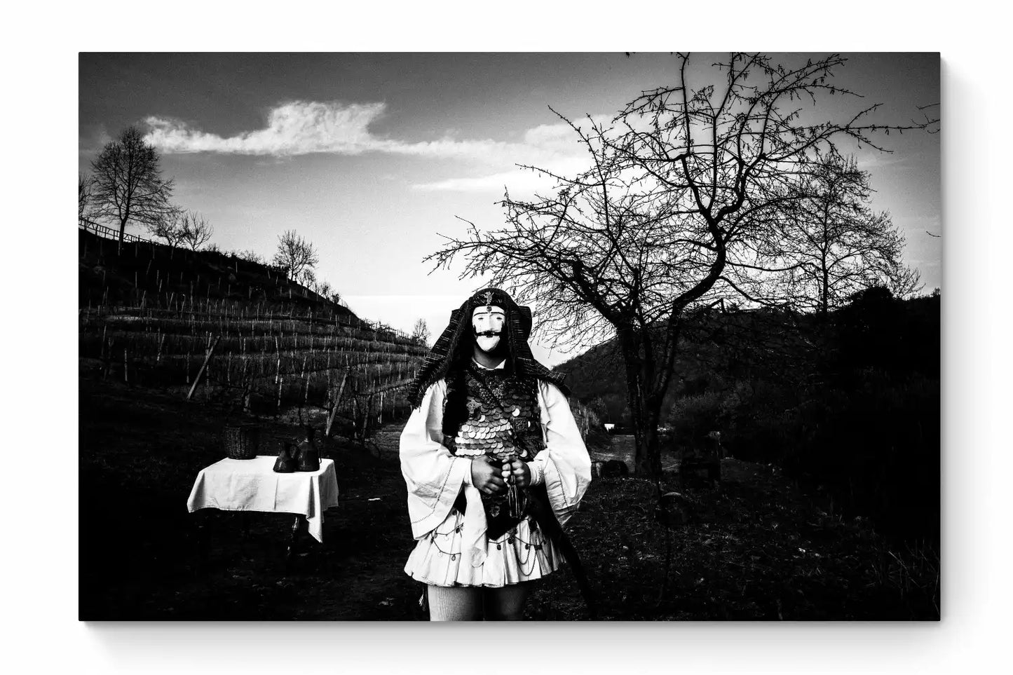 Black and White Photography Wall Art Greece | Genitsaros of Naoussa W. Macedonia by George Tatakis - whole photo