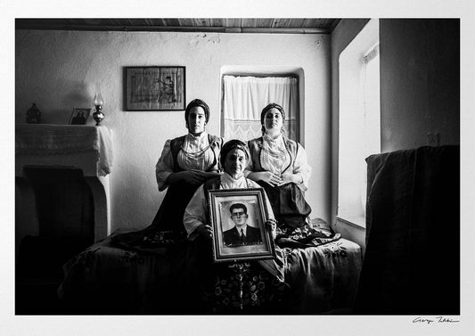 Black and White Photography Wall Art Greece | Costumes of Ypati Phthiotis Greece by George Tatakis