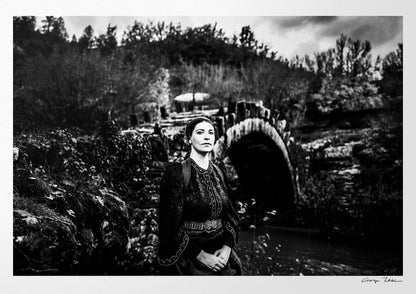 Black and White Photography Wall Art Greece | Traditional costume of Zagori Epirus by George Tatakis